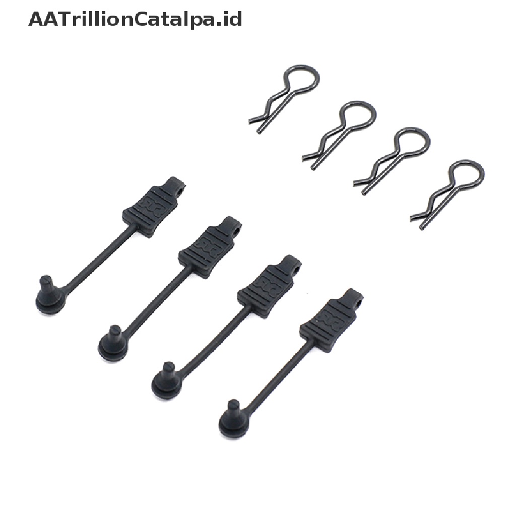 Aatrillioncatalpa 4Pcs Klip Pengencang Body Mobil Bahan Karet AR390165 Arrma Untuk 1 / 10