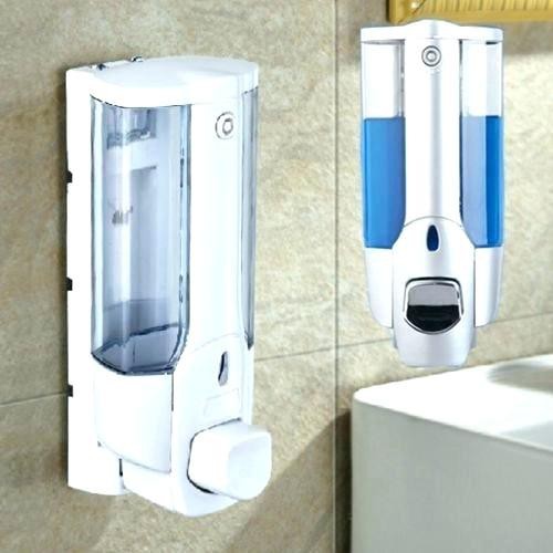 DISPENSER SABUN CAIR DAN SHAMPOO 1 TABUNG - TEMPAT PENYIMPANAN SABUN SINGLE SOAP DISPENSER