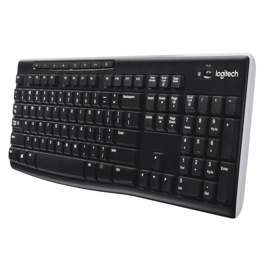 Logitech K270 Keyboard Wireless Full Size - Garansi Resmi