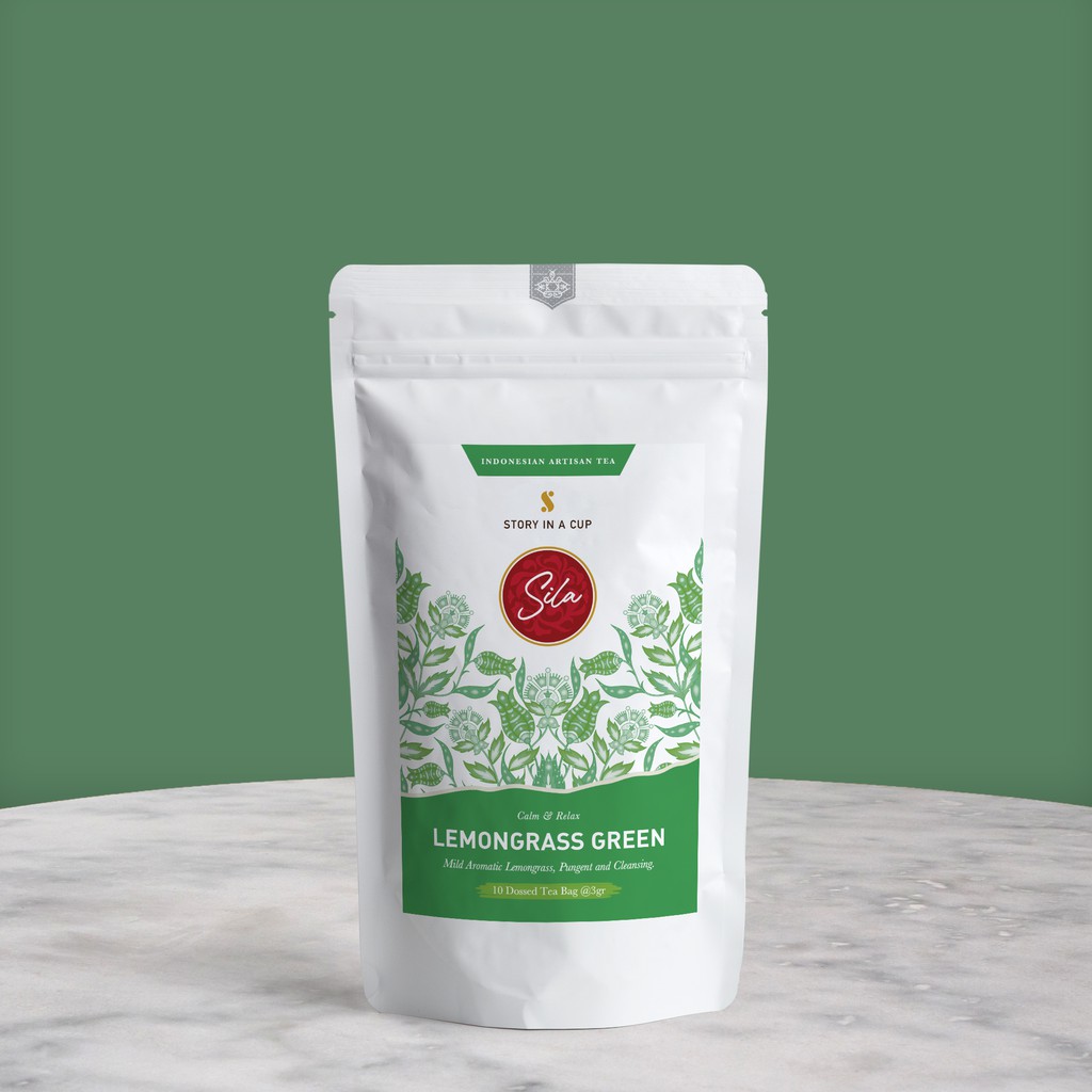 

Sila - Lemongrass Green - Artisan Tea Blend - Healtea - Cafe Pack - Teh Premium - Green Tea
