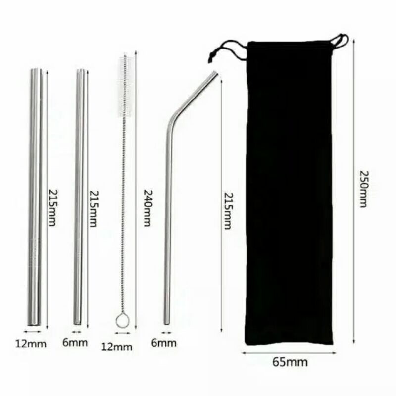 

Sedotan stainless