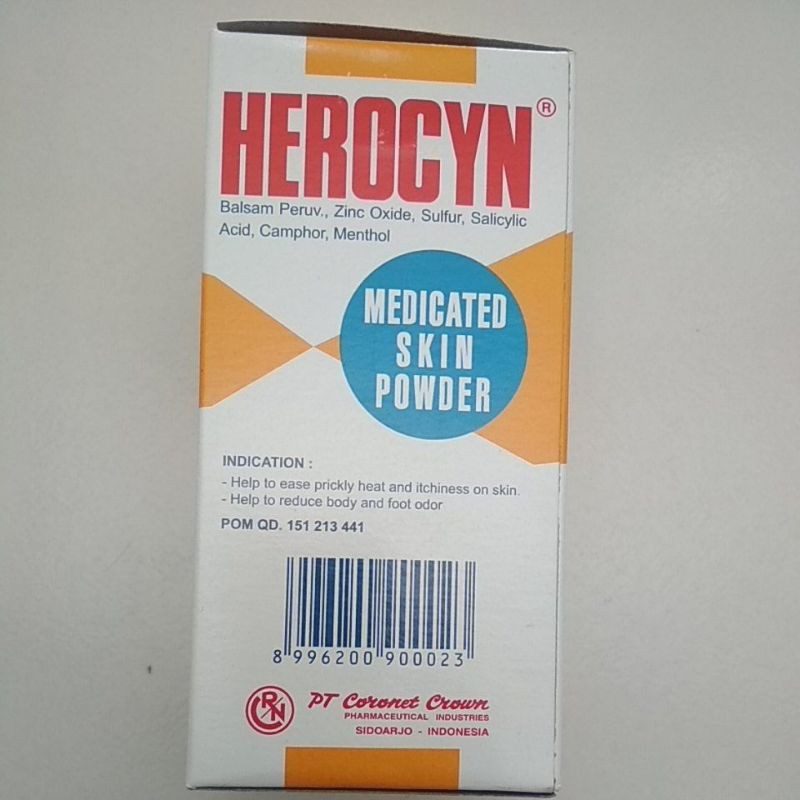 HEROCYN BEDAK KULIT /BEDAK OBAT KULIT / HEROCYN 150 gram / Herocyn obat bedak kulit / herocyn 150gr