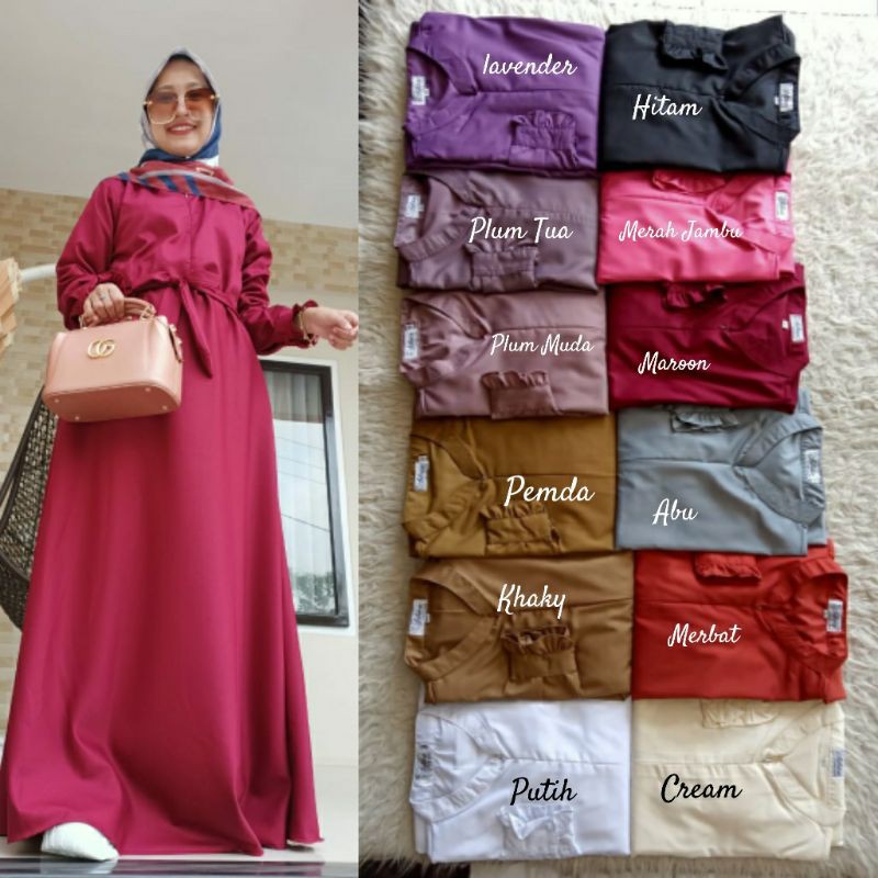 DRESS / GAMIS POLOS TOYOBO PREMIUM