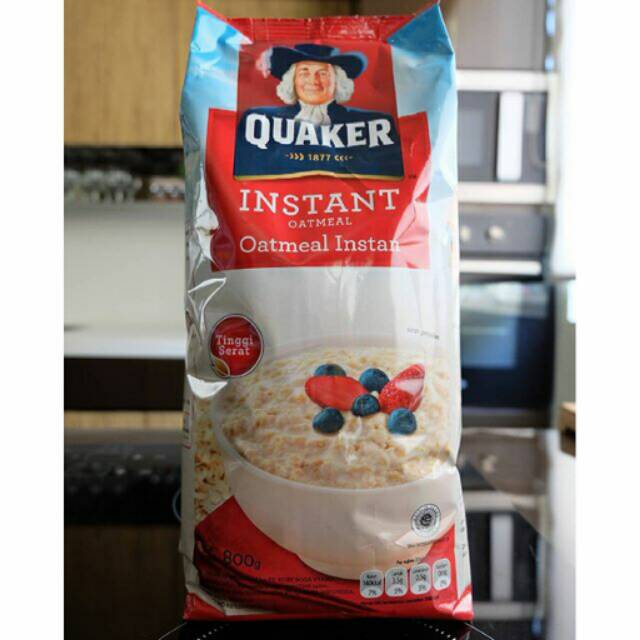 

QUAKER OATMEAL INSTANT 800gr