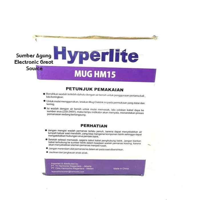 Hyperlite Mug HM15 Elektrik Panci Pemanas Listrik 1.5L 1.5 Liter