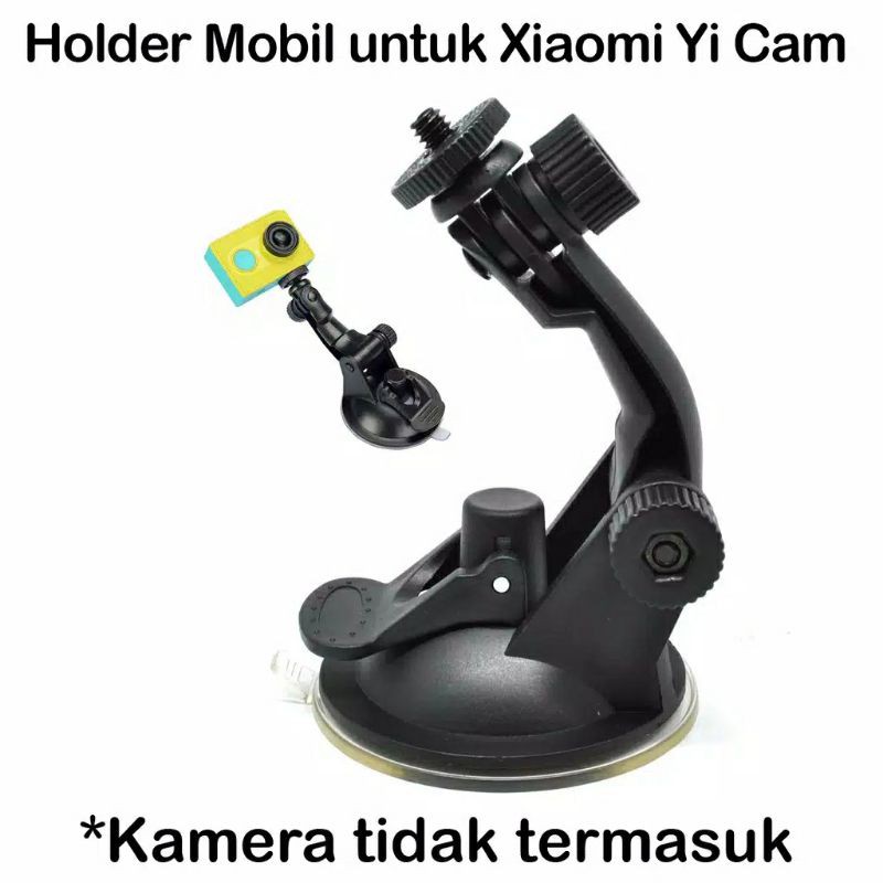 Holder di Mobil Mount Car Untuk Action Kamera Xiaomi yi GoPro BPro  J Cam Kogan Go Pro