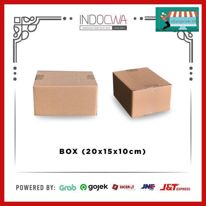 

4Rsd65E- Kardus Polos Box Karton Murah 20 X 15 X 10 Ty6Rt65-