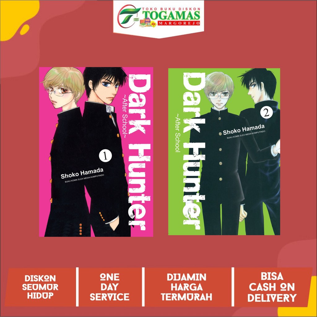 

READY ! KOMIK DARK HUNTER AFTER SCHOOL 01 / 02 KARYA SHOKO HAMADA