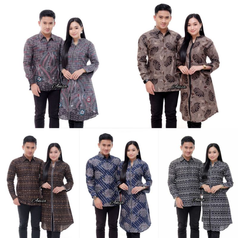 BATIK COUPLE KEMEJA TUNIK NEW ARIVAL DERSTRO BATIK COUPLE