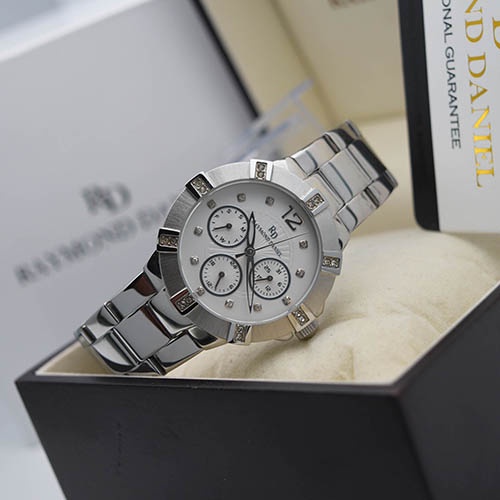 RAYMOND DANIEL RD 224 Rante Jam Tangan Wanita Stainless Steel Original