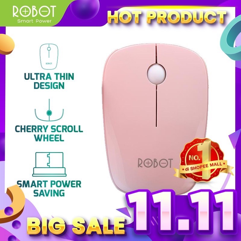 MOUSE ROBOT M220 WIRELESS 16000DPI PRECISE CONTROL