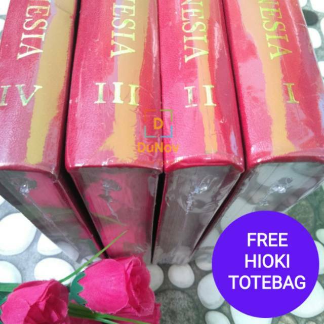 SEJARAH NASIONAL INDONESIA 1 - 4 : Departemen Pendidikan Dan Kebudayaan Th 1975 (FREE HIOKI TOTEBAG)