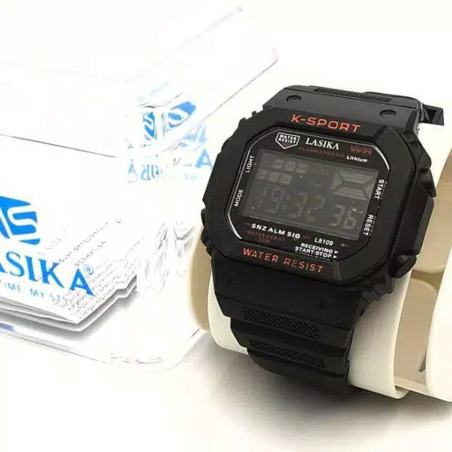 Jam Tangan Pria Sporty Digital Anti Air Lasika Original LSK 8109