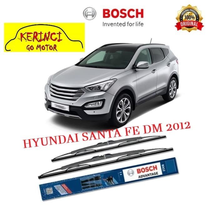 WIPER HYUNDAI SANTA FE DM 2012 BOSCH ADVANTAGE 26&quot; &amp; 14&quot; SEPASANG