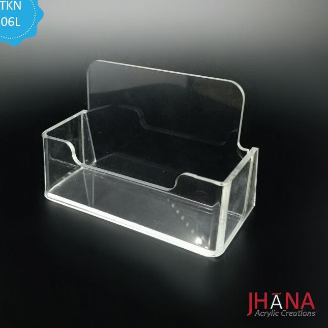 

V6кE Acrylic Tempat Kartu Nama TKN05L / Name Card Holder / Display Kartu Nama •Best