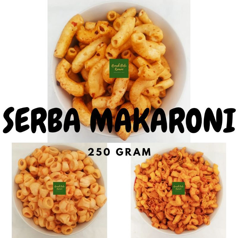 

TERMURAH MAKANAN RINGAN KILOAN SERBA MAKARONI 250gr