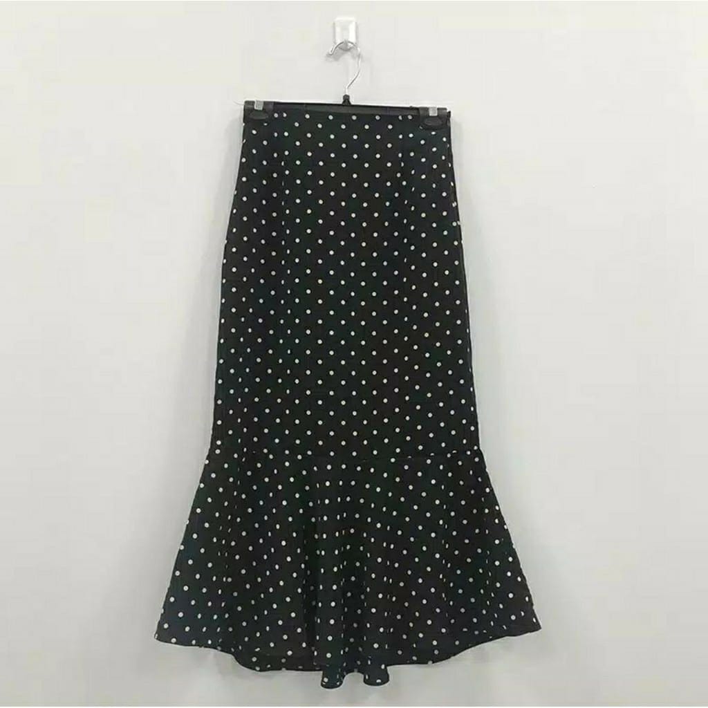 BEFAST - ZEC OOTD Wanita Rok Korean DESYANA / Byeol Polka Midi Skirt / Rok Di Bawah Dengkul / Rok Wanita Polkadot Kekinian / Rok Terbaru