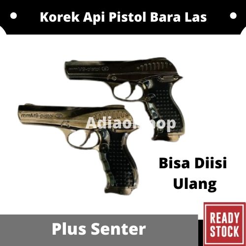 Korek Api Bara Model Pistol Las Model M9