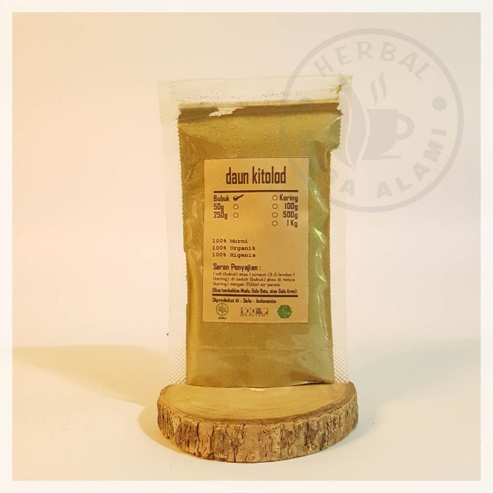 

DAUN KITOLOD BUBUK | MURNI | Isotoma Longiflora 100g