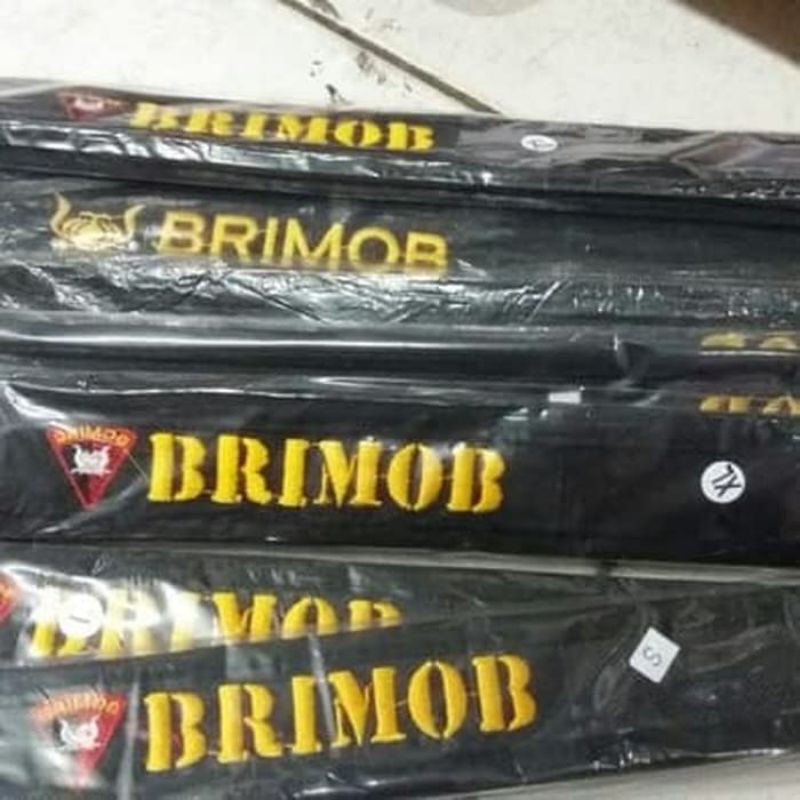 SABUK PEREKAT PINGGANG HITAM BRIMOB / IKAT PINGGANG