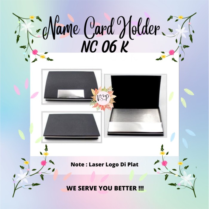 

Promo! Tempat Kartu Nama/Name card Holder Kulit NC 06 K Murah!