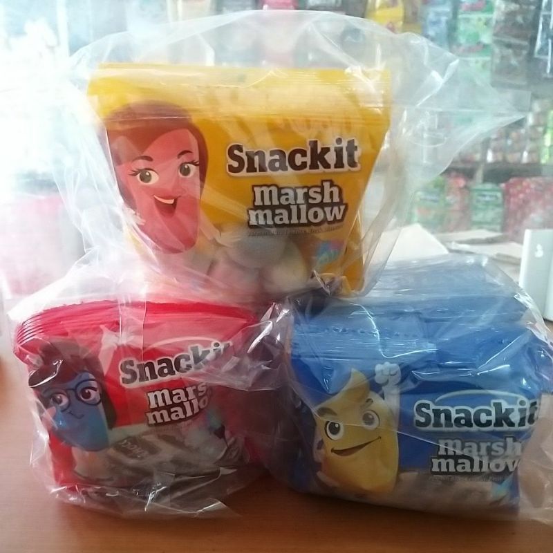 Jual Snackit Marshmallow With Choco Dip 7g Shopee Indonesia