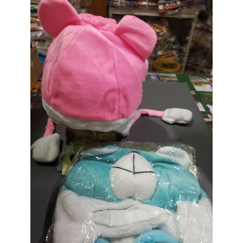 Topi bayi 6-12 bulan boneka beruang murah