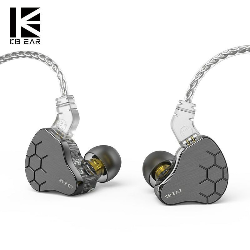 KBEAR Lark with Mic 1DD+1BA Hybrid Driver In Ear Earphone