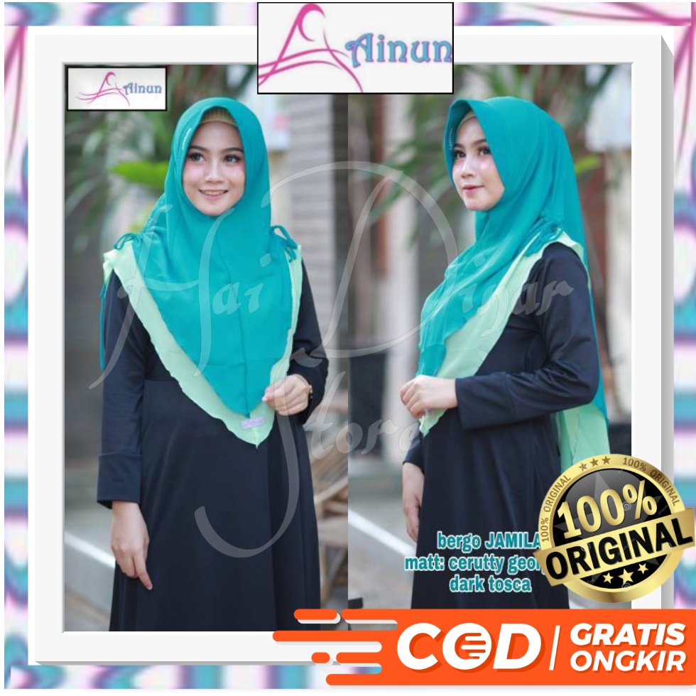 [Baru] Ainun Hijab Bergo Jamila