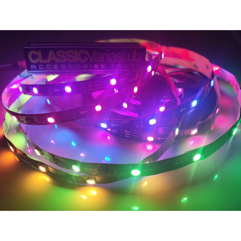 LED Strip WS2811 12v LED Renggang ecer 10cm IC WS2811