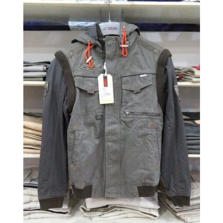 Cardinal Jaket Army Parka kombinasi 01