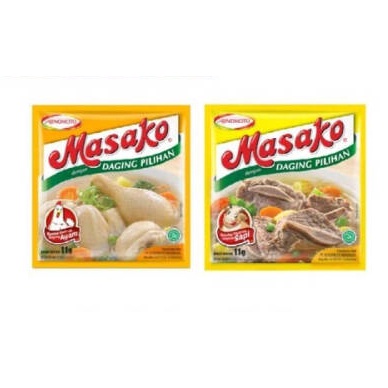 

Masako Kaldu Ayam/ Masako Kaldu Sapi/ Sachet 9gr