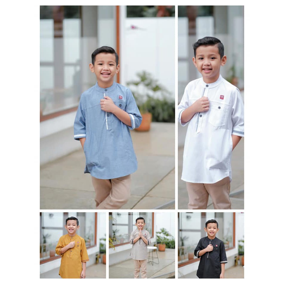 Kurta Anak / Kurta Anak Laki-laki / Kurta Anak Oxford / Kurta Anak Libas