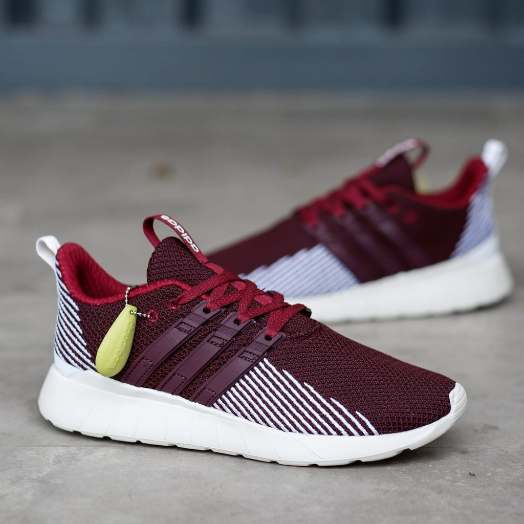 adidas questar flow burgundy