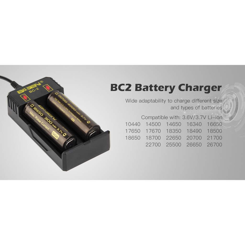 Charger Basen BC2 | Cas Basen BC-2 Lithium ion Battery 100% Authentic