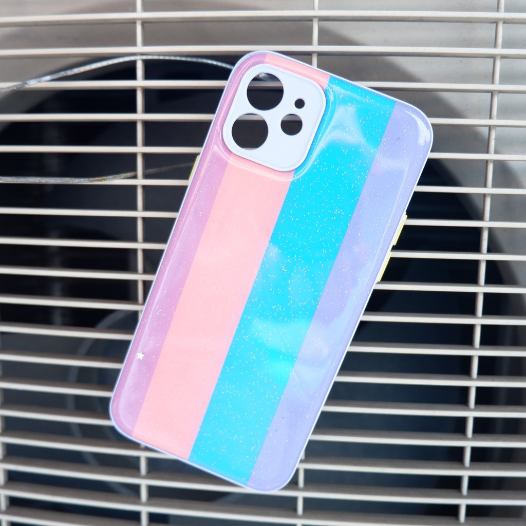 Iphone 12 PRO softcase Color full case  cover camera warna warni silikon soft Coral batu