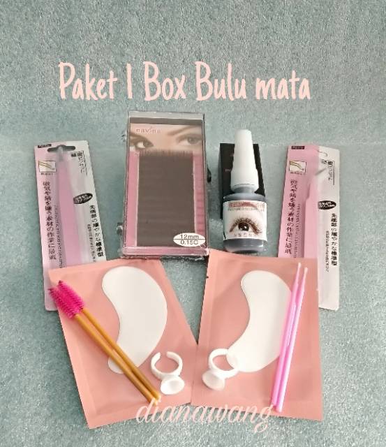 Paket Eyelash Extension / Eyelash Extension / Bulu Mata Tanam