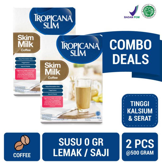 

Diskon Twin Pack: Tropicana Slim Non Fat Skim Milk Fitosterol Coffee 500gr Diskon