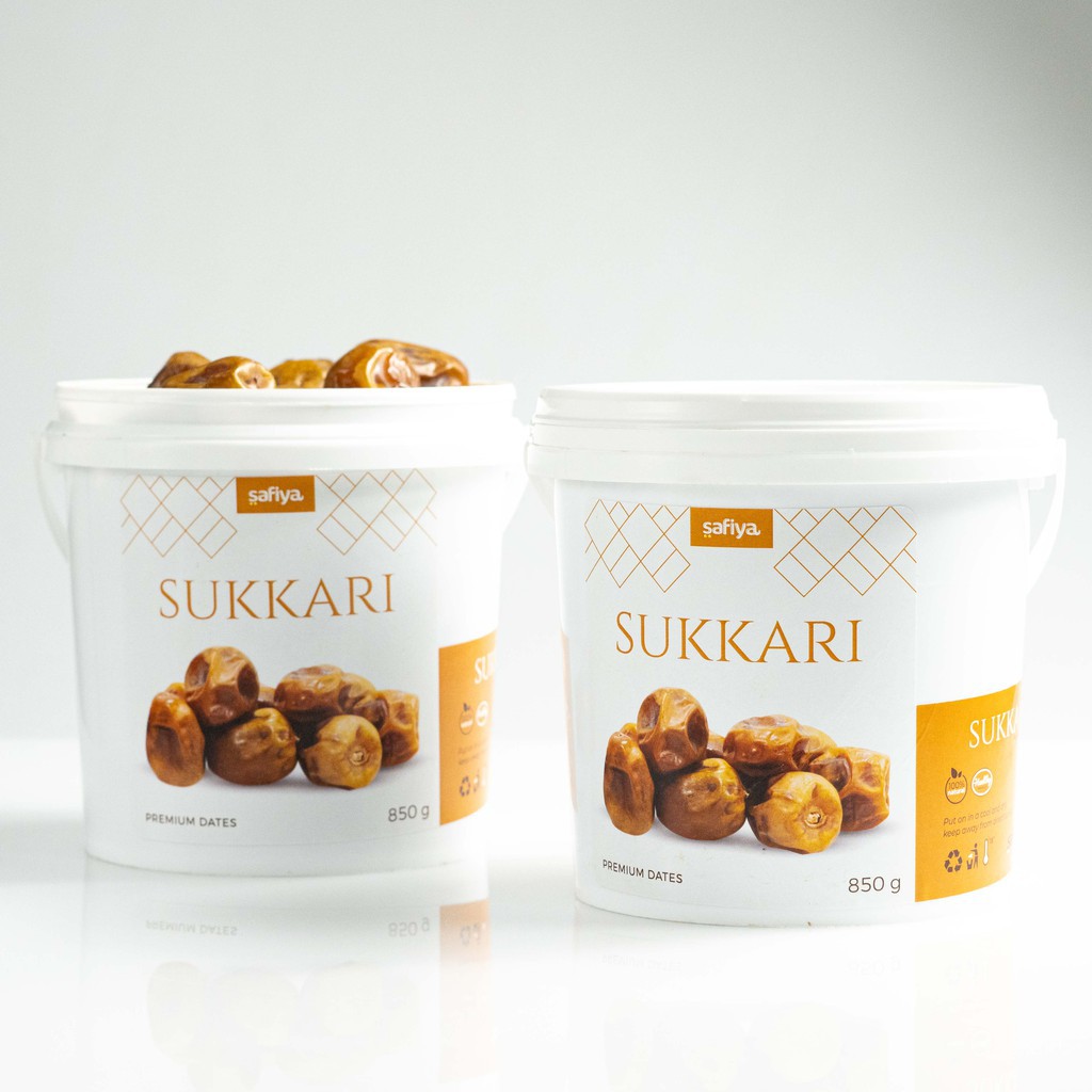 

Sukari Ember Original Premium/ Sukkari Sukary Al Qossim Kemasan Ember/ Sukkari Dates Natural