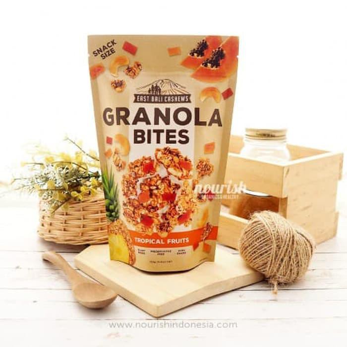 

EAST BALI CASHEW, GRANOLA BITES TROPICAL FRUITS (125GR)