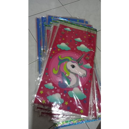 

Plastik snack tema unicorn ukuran besar