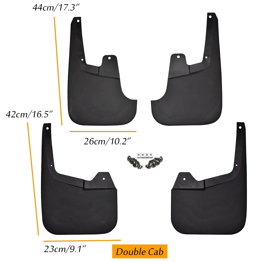 1 Set Mud Flap Pelindung Splash Untuk Isuzu D-Max Dmax 2011-2015 2016 2017 2018 2019 Fender