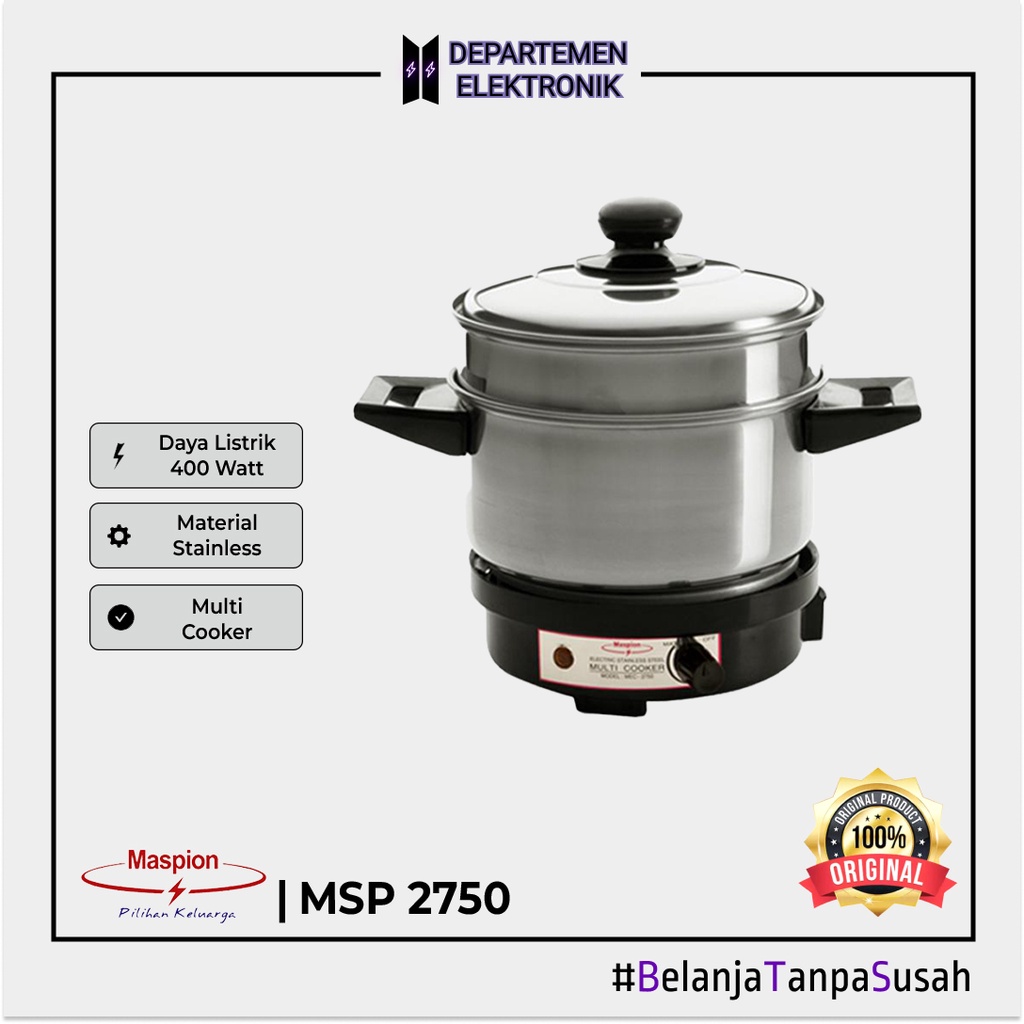 MULTI COOKER MASPION MEC 2750 HARGA EKONOMIS