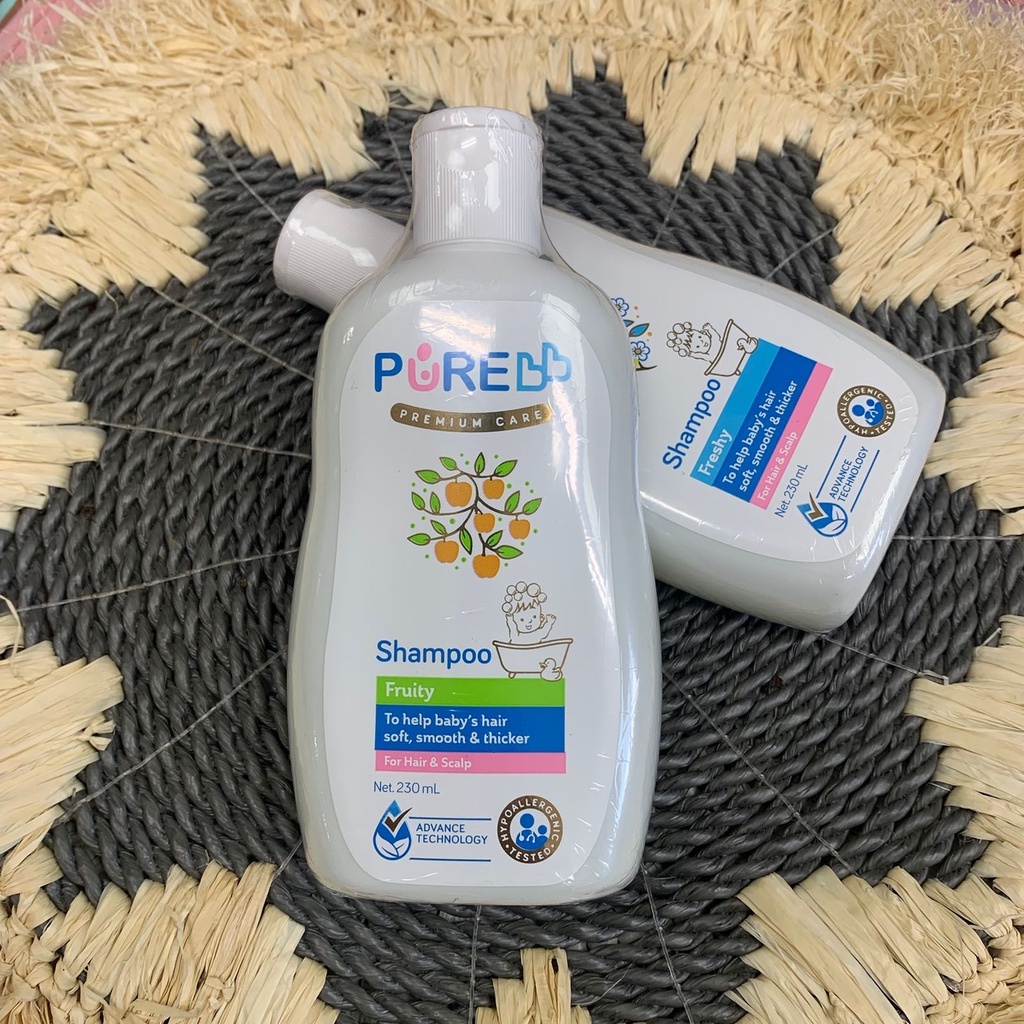 Purebb Shampoo 230 ml Fruity/Freshy 230 ml/Baby shampoo/shampoo bayi