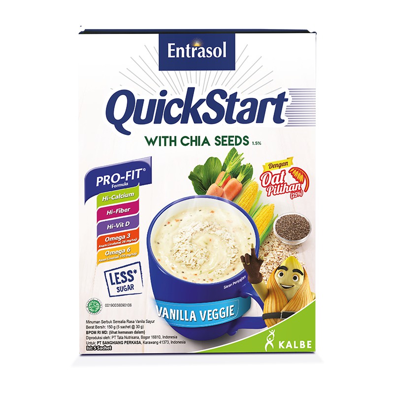 

ENTRASOL Quick Start Vanilla Box isi 5 x 30gr