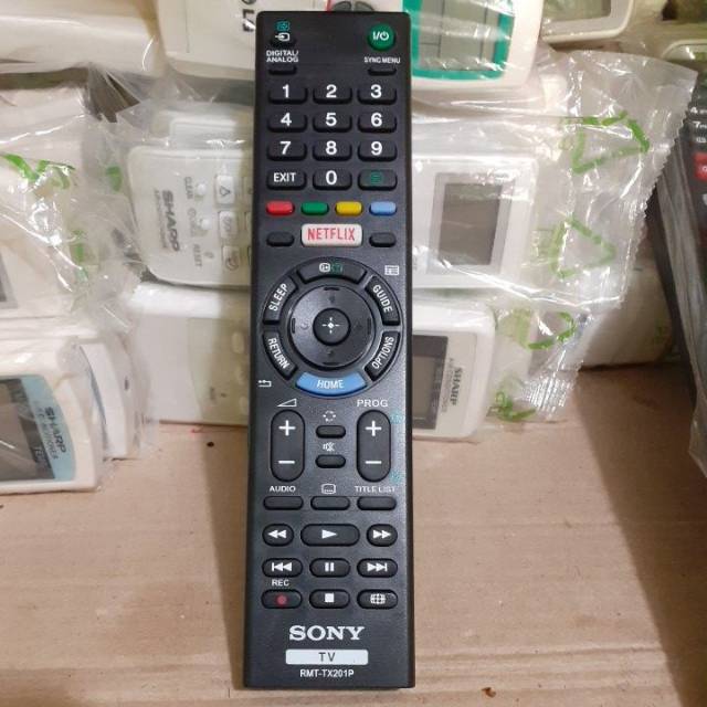 REMOTE REMOT TV SONY NETFLIX LCD LED SMART 3D RMT-TX201P