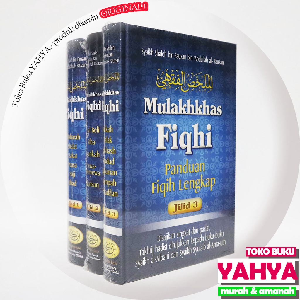 Jual Mulakhkhas Fiqhi Panduan Fiqih Lengkap Set 3 Buku Jilid 1 2 3