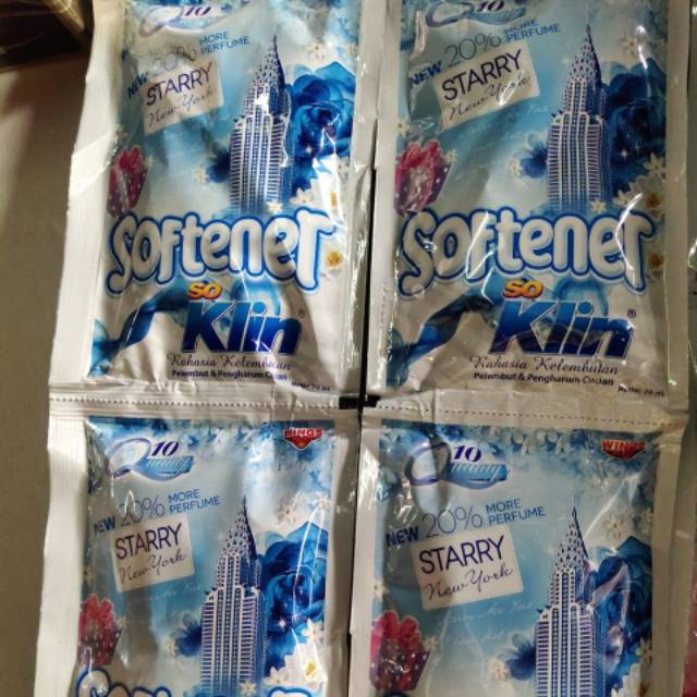 SOFTENER SO KLIN RP 1000 @70 ML, SATU DUS 48 PCS