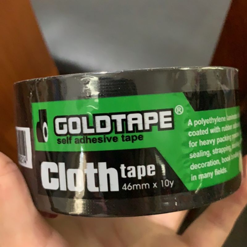 

Lakban Hitam Cloth / Goldtape 46mm
