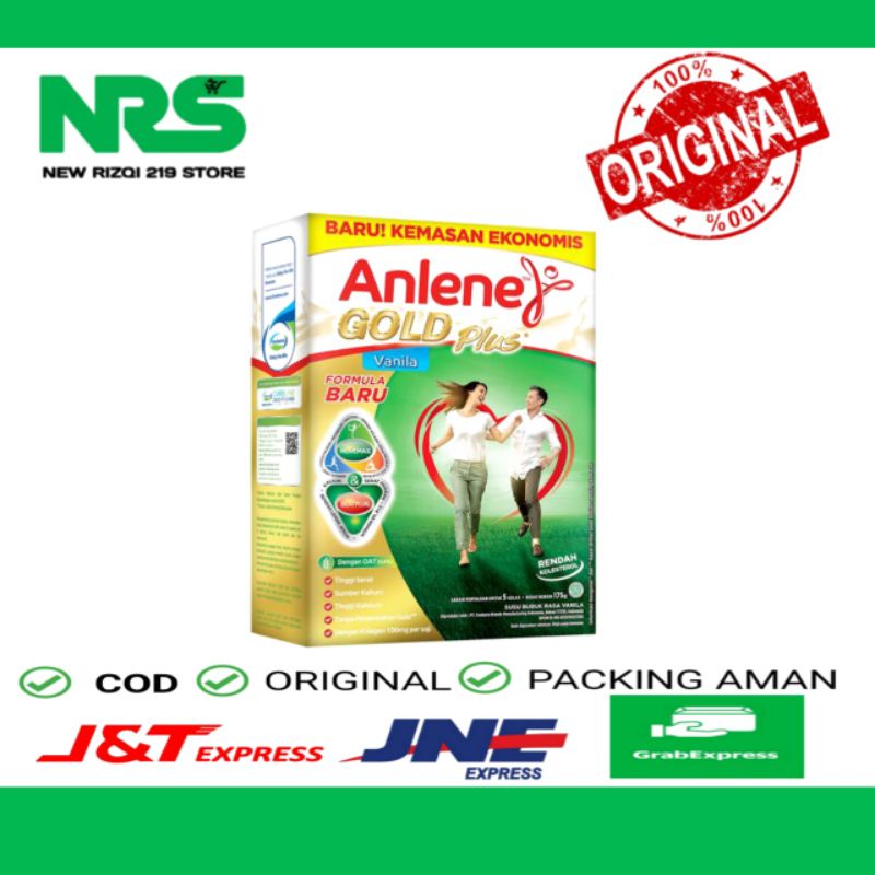 

Susu Anlene Gold / Anlene Gold Plus 5X Hi-Calcium Vanila 175 g